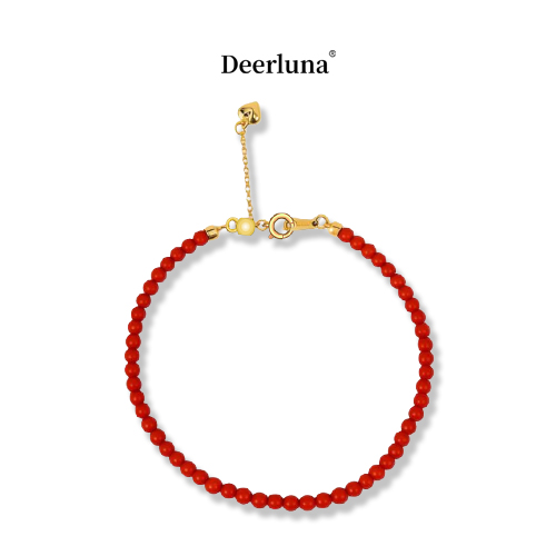 Deerluna赤澜系列-赤珀红绳手链