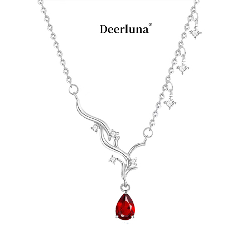 Deerluna赤澜系列-赤心凝露项链